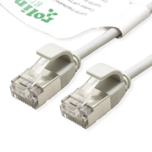 Roline green 21443300 RJ45 mrežni kabel, Patch kabel CAT 6a U/FTP 0.15 m siva 1 St. slika