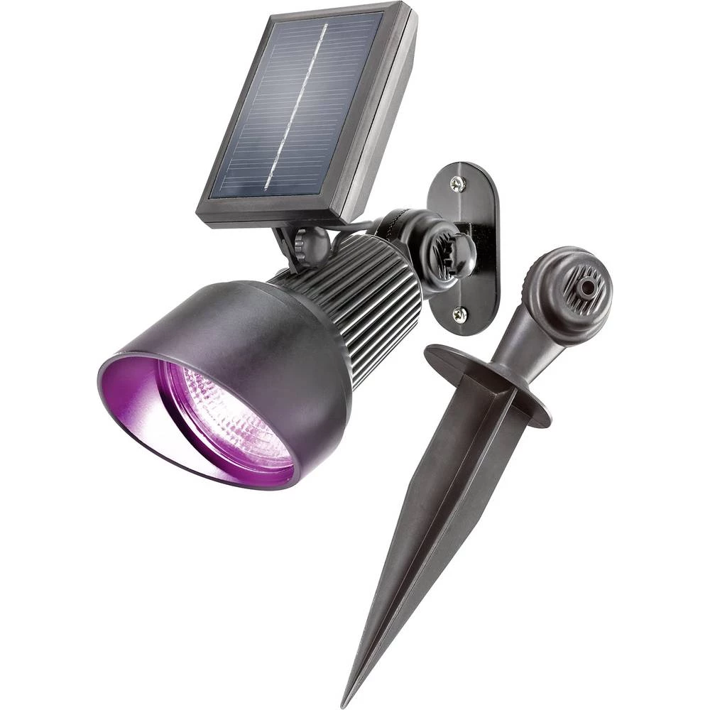 Solar svjetlo za vrt LED (RGB) Esotec Crna slika
