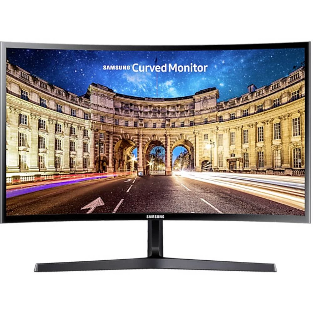 Samsung C24F396FR LED zaslon 61 cm (24 palac) Energetska učinkovitost 2021 E (A - G) 1920 x 1080 piksel Full HD 4 ms HDMI™, VGA VA LED slika