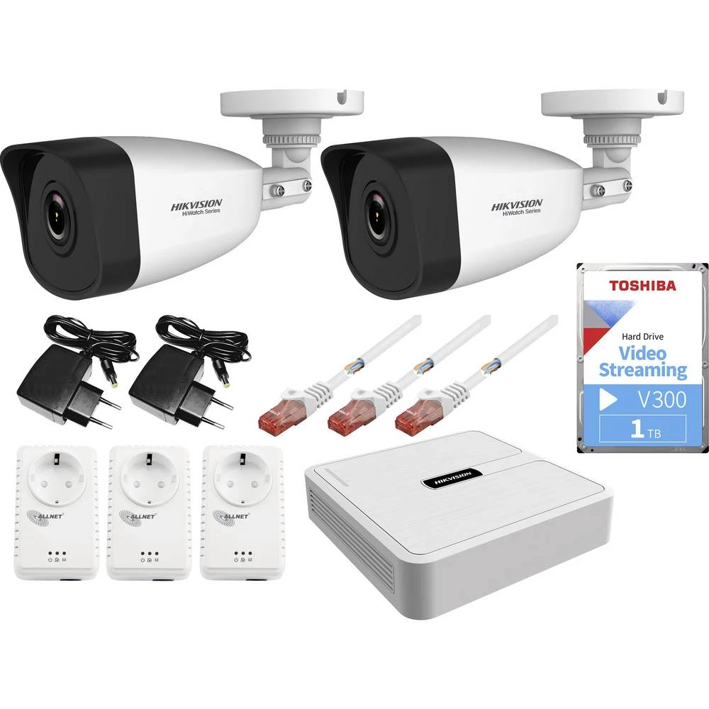 HiWatch HWI-B100-M LAN IP-Set sigurnosne kamere 4-kanalni 1280 x 720 piksel slika