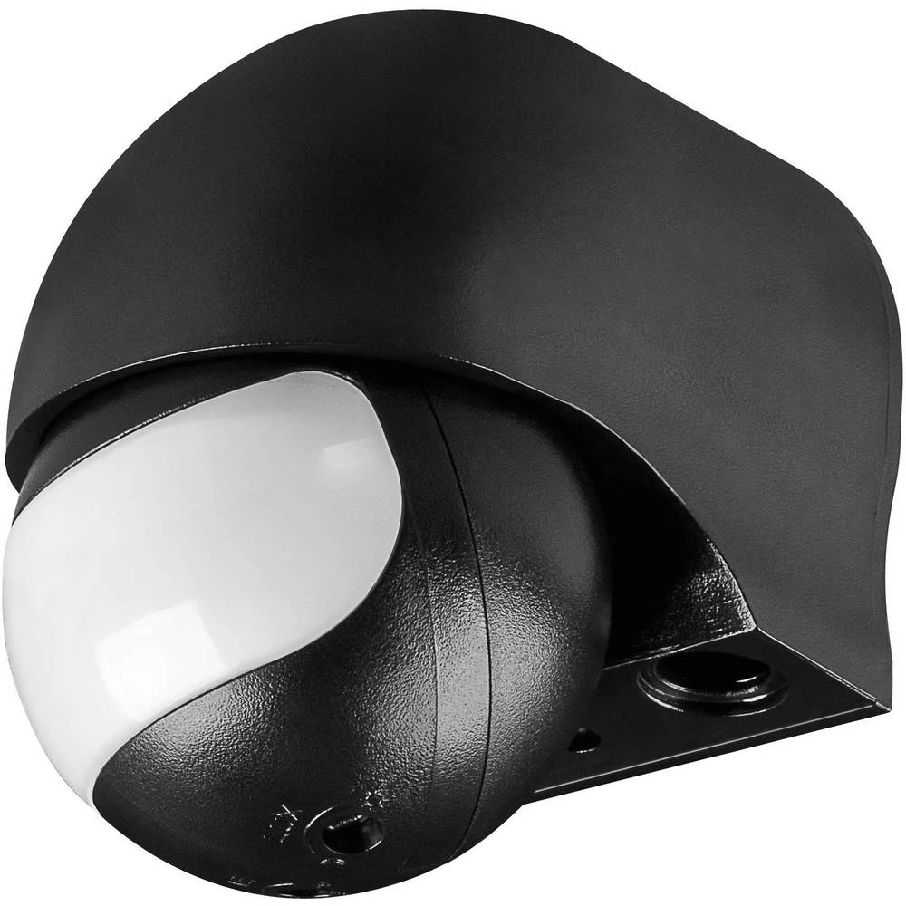 Goobay 96000 Nadžbukna PIR senzor pokreta 180 ° Relej Crna IP44 slika