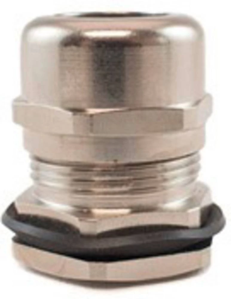 Kabelska uvodnica S učvrsnom maticom M25 Mesing (niklovani) Nikal AlphaWire MES25 NC080 1 ST slika