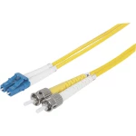 Staklena vlakna Svjetlovodi Priključni kabel [1x Muški konektor LC - 1x Muški konektor ST] 9/125 µ Singlemode OS2 10 m Int
