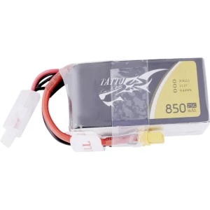 LiPo akumulatorski paket za modele 11.1 V 850 mAh Broj ćelija: 3 75 C Tattu Softcase XT30 slika