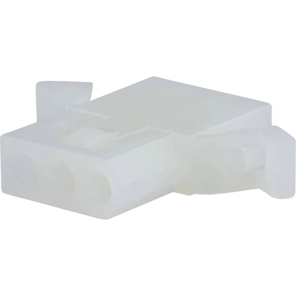 Molex 03061038 1.57mm Diameter Standard .062" Pin and Socket Receptacle Housing, 3 Circuits, with Pre-bent Mounting Ears slika
