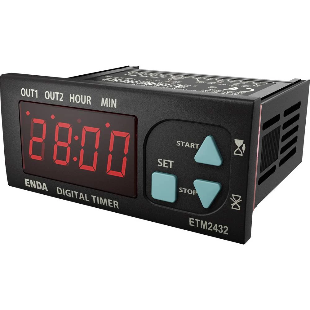 Enda ETM2432-230 vremenski relej 230 V/AC 1 kom. Vremenski opseg: 0.01 - 99.59 min slika