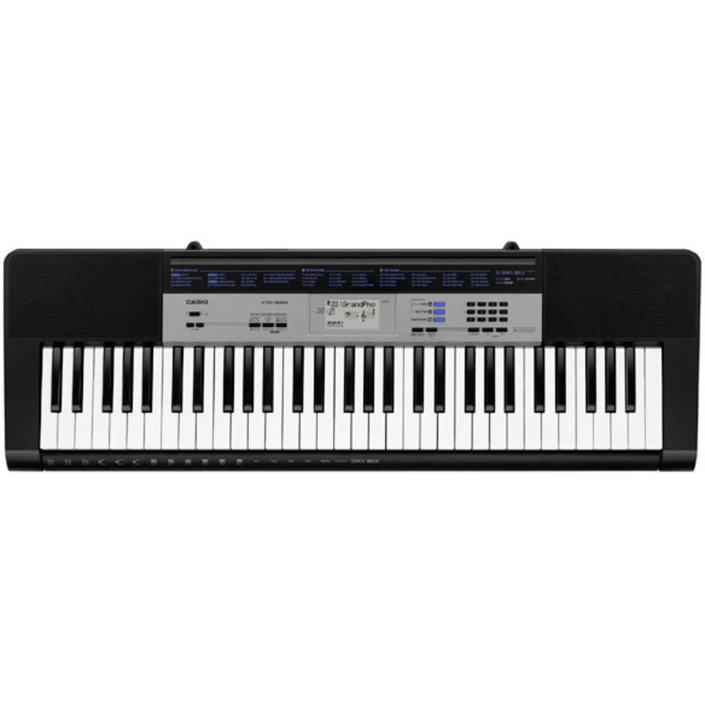 Casio CTK-1550AD tipkovnica Crna, Siva Uključuje napajanje slika