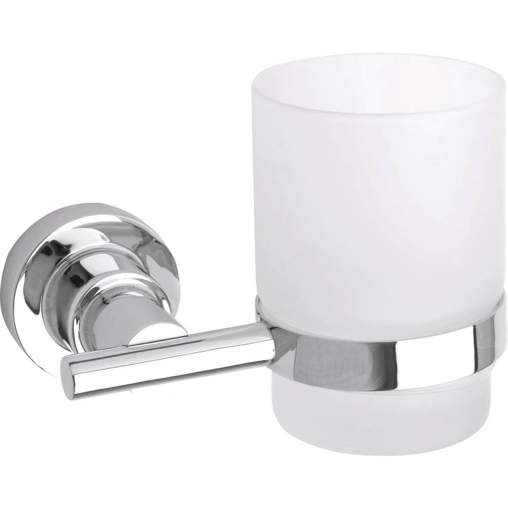 Čaša za četkice za zube tesa 40299-00000-00 Krom (sjajan) boja, Bijela (satinirana) slika