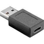 USB 3.0 Adapter [1x Ženski konektor USB-C™ - 1x Muški konektor USB 3.0 tipa A] Crna Goobay
