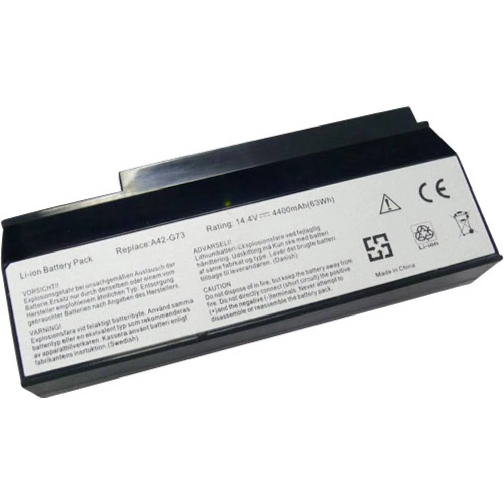 Beltrona Prijenosno računalo-akumulator ASUG53 14.4 V 4400 mAh Asus Zamjenjuje originalnu akum. bateriju 07G016DH1875, 70-NY81B1 slika