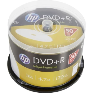 HP DRE00026WIP DVD+r prazan 4.7 GB 50 St. vreteno za tiskanje slika