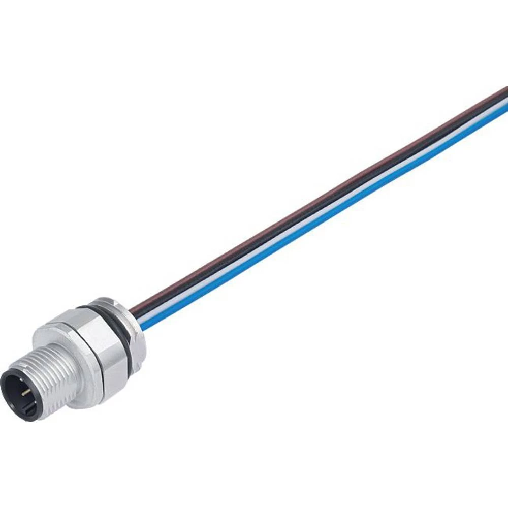 binder 76 2831 0111 00004-0200-20 utični konektor za senzor/aktivator, nekonfekcionirani muški konektor za prirubnicu Br slika