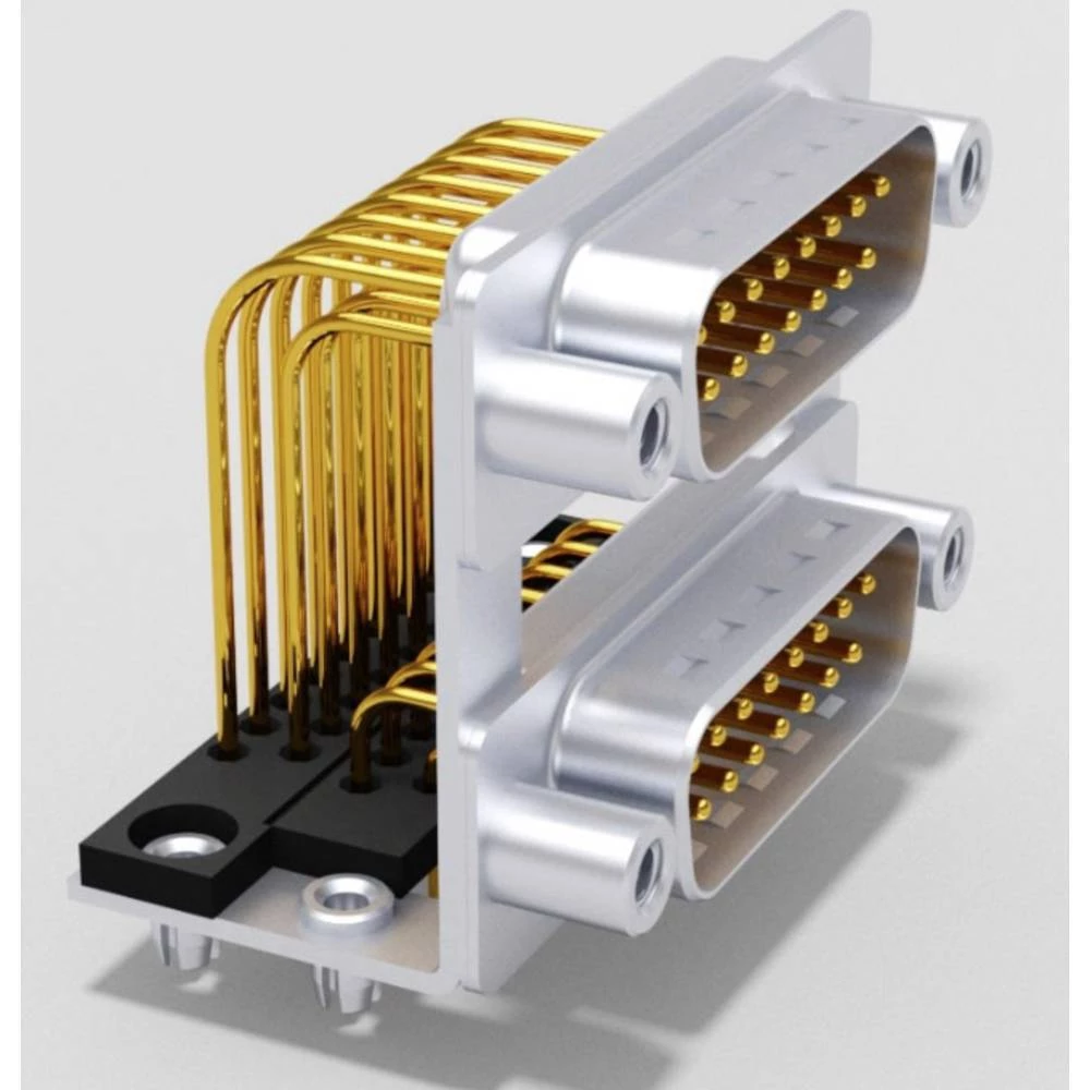 Dvokatni D-Sub konektor 180 ° Broj polova: 25 Lem DELTRON SWISS 1 ST slika