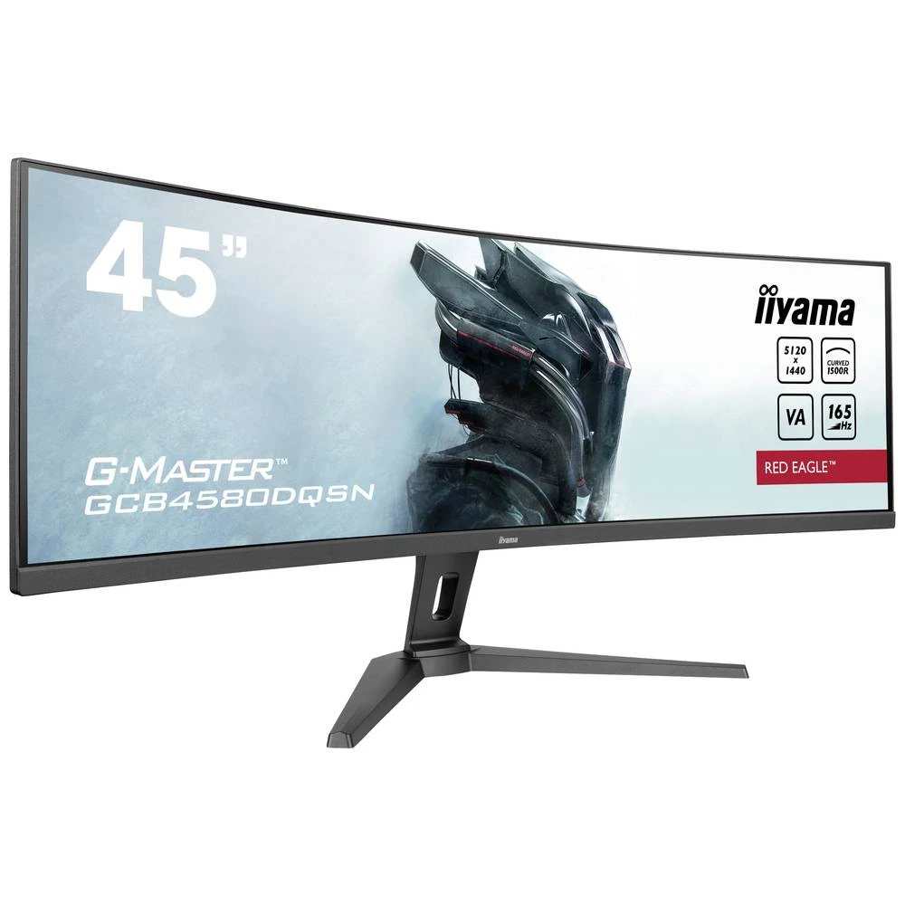 Iiyama G-Master Curved Red Eagle ekran za igranje Energetska učinkovitost 2021 F (A - G) 114.3 cm (45 palac) 5120 x 14 slika