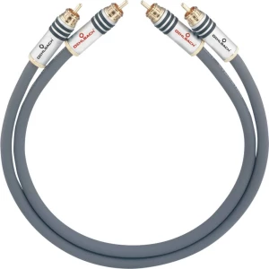 Oehlbach Cinch Audio Priključni kabel [2x Muški cinch konektor - 2x Muški cinch konektor] 4 m Antracitna boja pozlaćeni kontakti slika