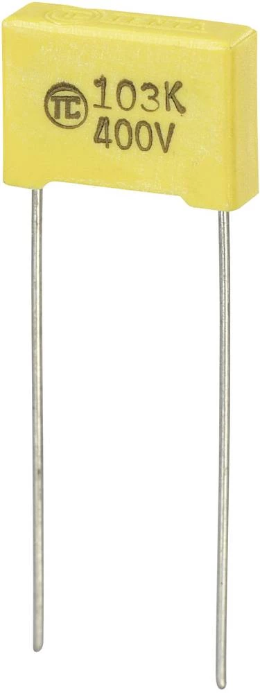 TRU COMPONENTS Folijski kondenzator MKS radijalno ožičen 0.01 &micro;F 400 V/DC 5 % 10 mm (D x Š x V) 13 x 4 x 9 mm 1 ST slika