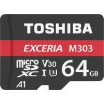 microSDXC kartica 64 GB Toshiba M303 Exceria Class 10, UHS-I, v30 Video Speed Class, UHS-Class 3 Uklj. SD-adapter, Standard izve