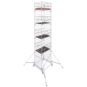 Krause 783073 FahrGerüst aluminij na roli mobilna Radna visina (maks.): 10.50 m srebrna 373.5 kg slika