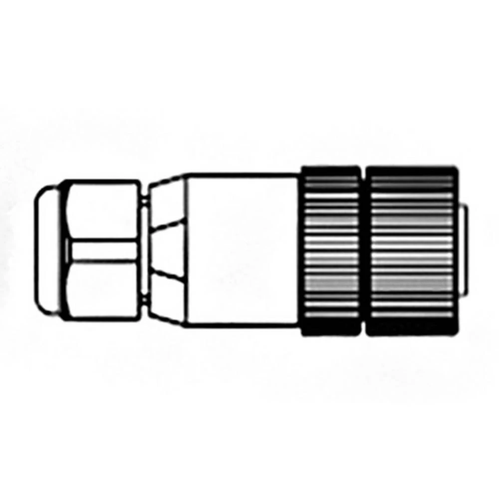 Molex 1300470037 Micro-Change (M12) PROFINET Field Attachable Connector, 4 Poles, D-Coded, Straight, Female, Shielded, Scr slika