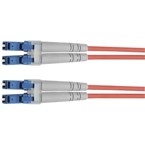Staklena vlakna Svjetlovodi Priključni kabel [1x Muški konektor LC - 1x Muški konektor LC] 50/125 µ Multimode OM4 3 m Tele slika