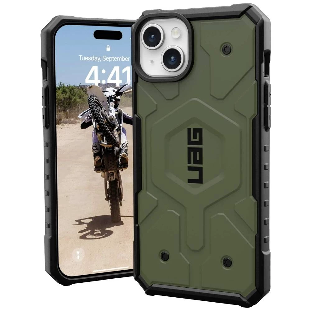 Urban Armor Gear Pathfinder MagSafe stražnji poklopac za mobilni telefon Apple iPhone 15 Plus maslinasta slika