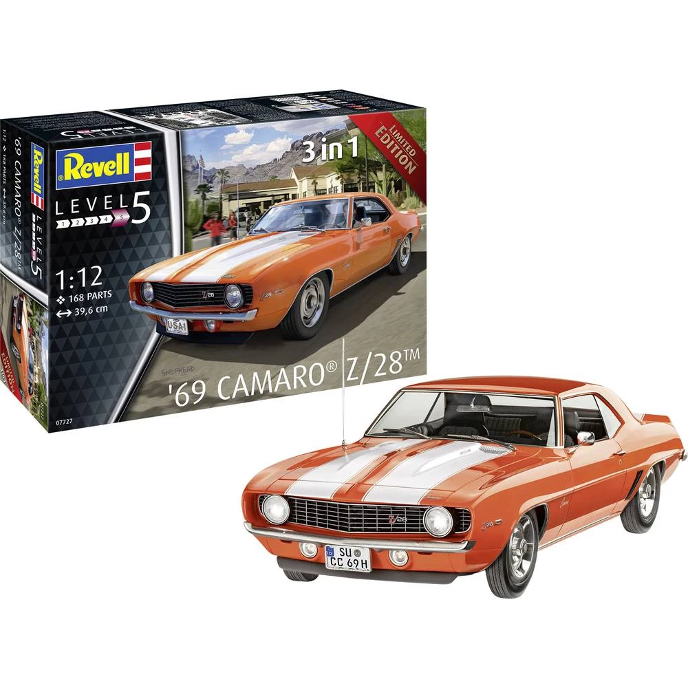 Revell 07727 '69 Camaro® Z/28™ model automobila za sastavljanje 1:12 slika