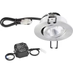 EVN  PC20N91427 LED ugradna svjetiljka   8.4 W toplo bijela aluminij boja