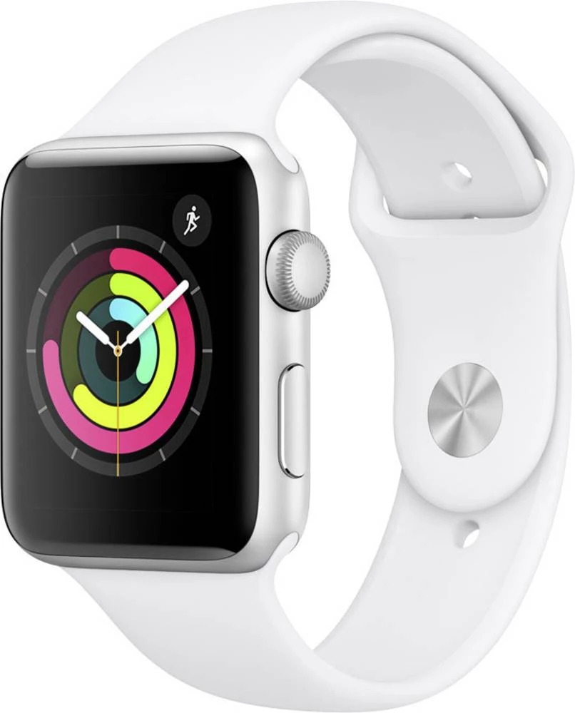 Apple Pametni sportski sat serije 3 obnovljen 42 mm Srebrna Bijela slika