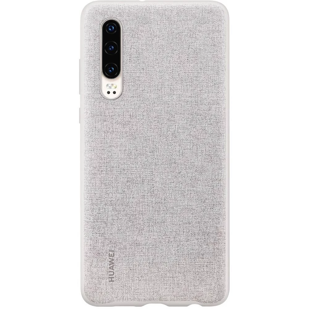HUAWEI PU Case Stražnji poklopac za mobilni telefon Pogodno za: Huawei P30 Siva slika