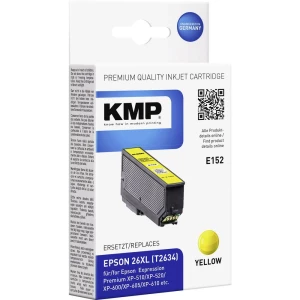 KMP tinta zamijena Epson T2634, 26XL kompatibilan žut E152 1626,4009 slika
