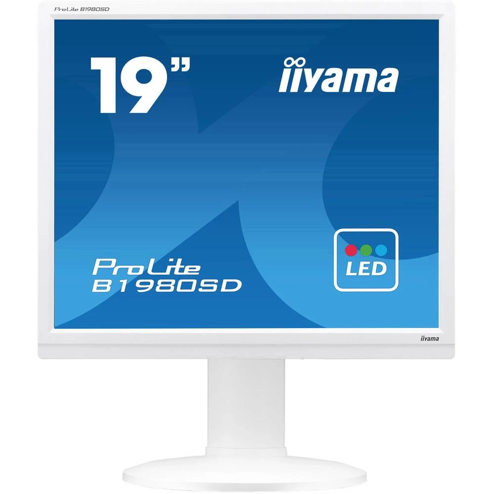 LED zaslon 48.3 cm (19 ") Iiyama ProLite B1980SD-W1 1280 x 1024 piksel SXGA 5 ms DisplayPort, VGA TN LED slika