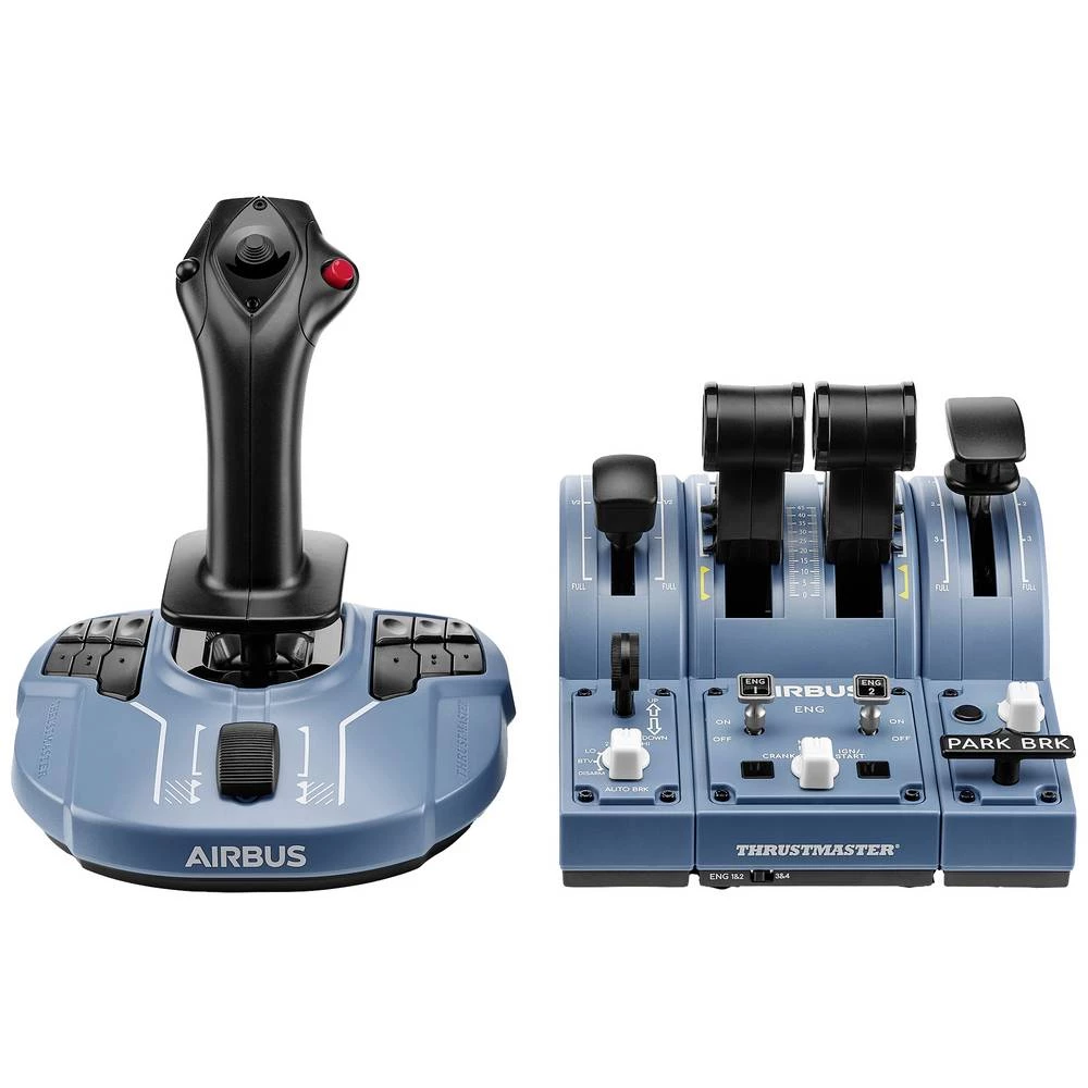 Thrustmaster TCA Captain Pack Airbus Edition joystick USB PC plava boja uklj. pedale slika