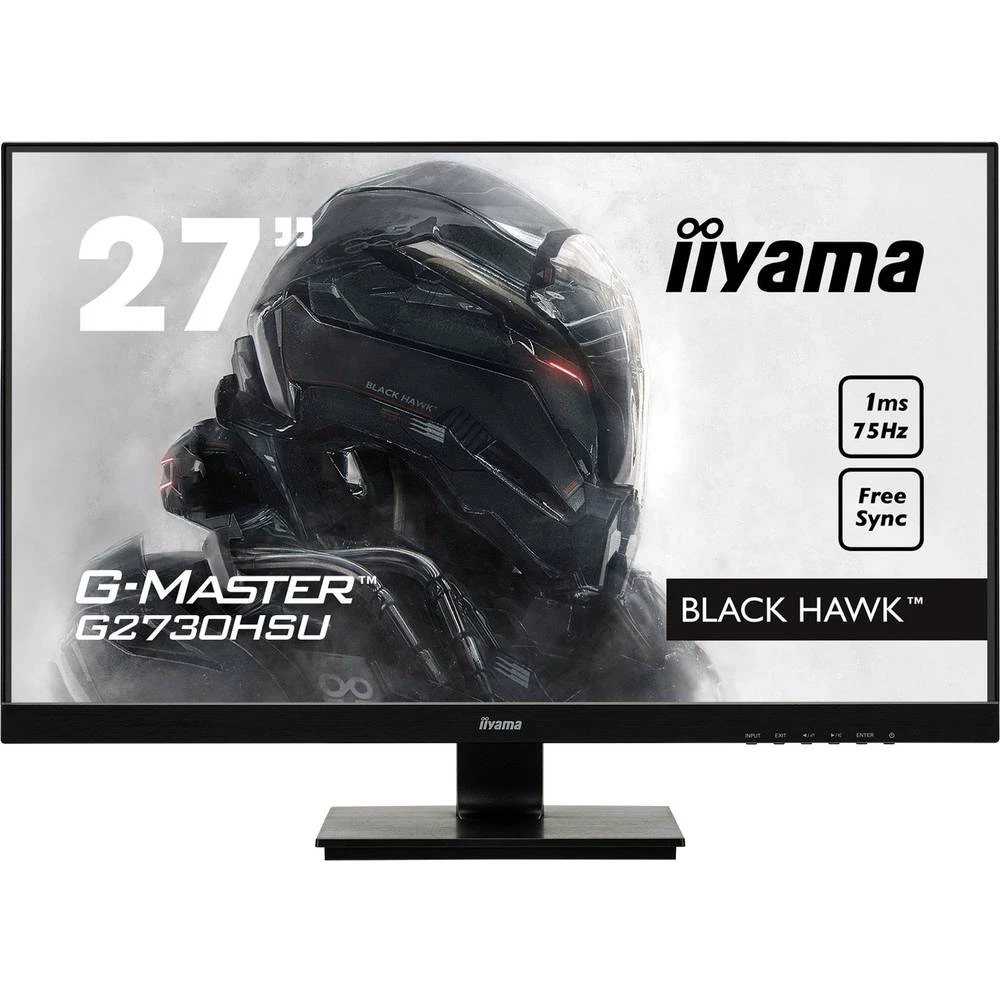 LED zaslon 68.6 cm (27 ") Iiyama G-MASTER G2730HSU ATT.CALC.EEK A+ (A+++ - D) 1920 x 1080 piksel Full HD 1 ms DisplayPort, HDMI slika