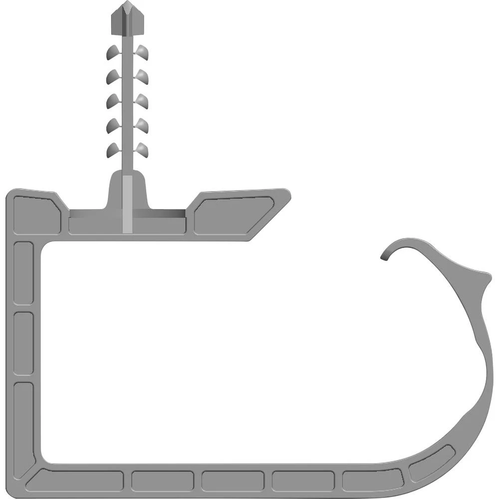 N & L Sammelhalter SH20 montažni element priključak 550ST   za zidane utičnice, bez halogena, s tiplom, uv stabiliziran slika