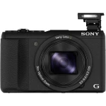 Digitalni fotoaparat Sony DSC-HX60B 20.4 MPix Zoom (optički): 30 x Crna Full HD video zapis, WiFi, Nastavak za bljeskalicu