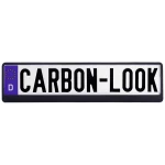 <br>  HP Autozubehör<br>  Carbonlook<br>  nositelj registarske pločice<br>  karbon crna boja<br>  (D x Š x V) 13.5 x 53 x 1.5 cm<br>