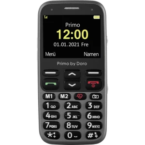 Primo by DORO 368 senior mobilni telefon sos ključ grafitna slika