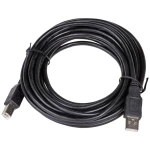 Akyga USB kabel  USB-A utikač, USB-B utikač 5.0 m crna  AK-USB-18