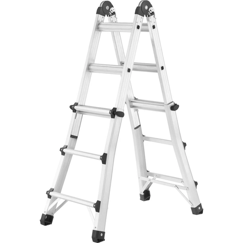 Aluminijum Teleskopska Radna visina (maks.): 3.55 m Hailo MTL 7512-707 Srebrna 11.8 kg slika