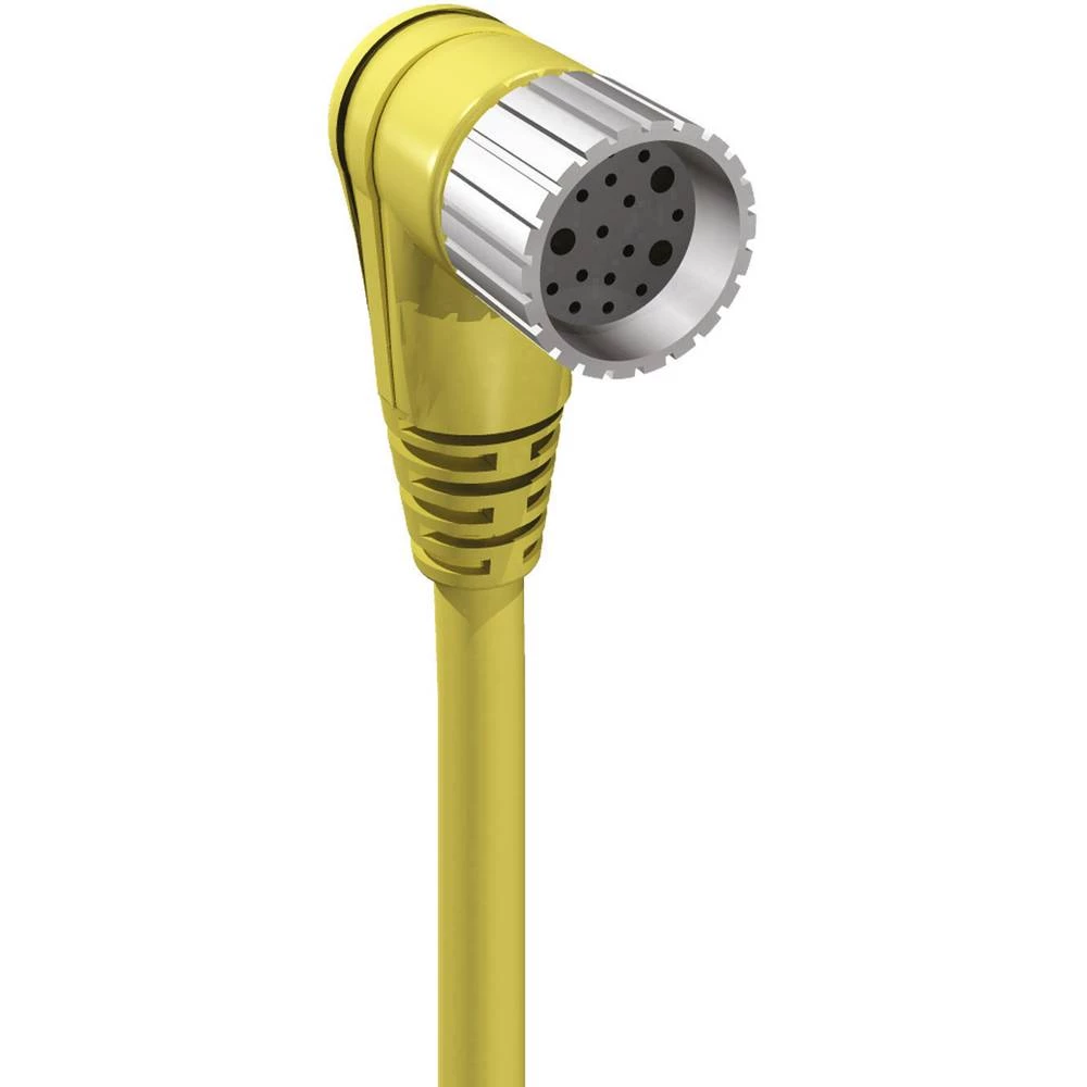 Utični konektor za senzor/aktivator, konfekcionirani M23 Konektor, kutni 10 m Broj polova: 19 Lumberg Automation 6872 RKWU 19-S4 slika