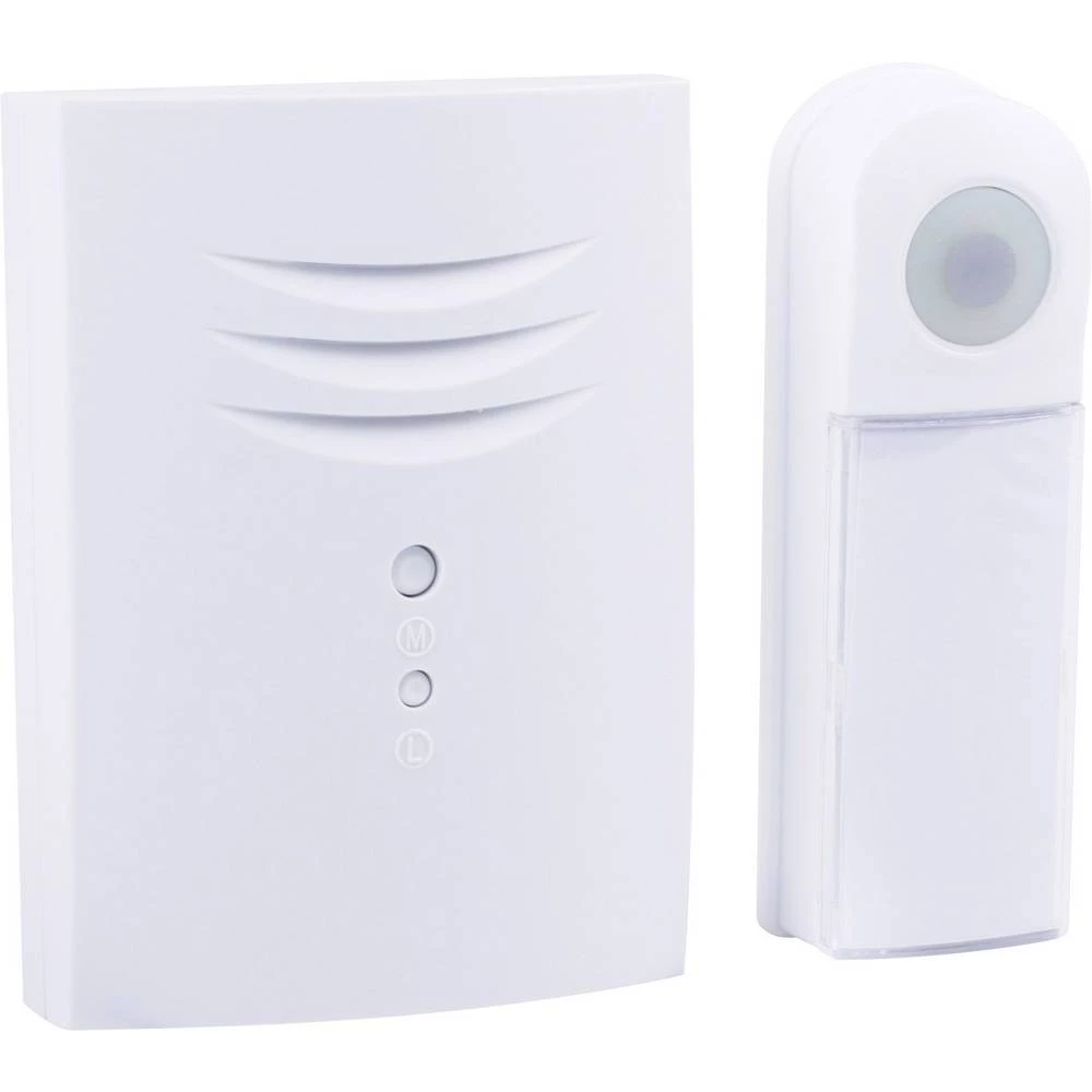 Byron B411E Bežično zvono Komplet-set Osvjetljeno, S natpisnom pločicom slika