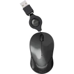 Hama Pesaro USB miš Optički Uvlačenje kabla Crna