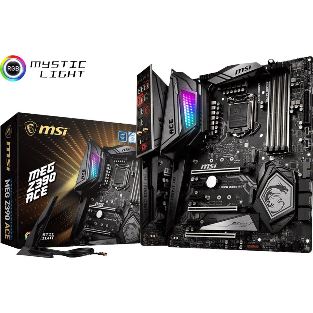Matična ploča MSI MEG Z390 ACE Baza Intel&reg; 1151v2 Faktor oblika ATX Set čipova matične ploče Intel&reg; Z390 slika