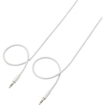 SpeaKa Professional-JACK audio priključni kabel [1x JACK utikač 3.5 mm - 1x JACK utikač 3.5 mm] 1.50 m bijeli SuperSoft