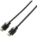 SpeaKa Professional HDMI priključni kabel HDMI A utikač, HDMI A utikač 5.00 m crna SP-9784192 audio povratni kanal (arc)