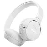 JBL Tune 660 NC Bluetooth® HiFi On Ear slušalice na ušima slušalice s mikrofonom, sklopive, poništavanje buke bijela
