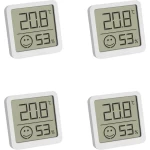 TFA Dostmann 4er Set Digitales Thermo-Hygrometer mit Komfortzone termo/higrometar bijela