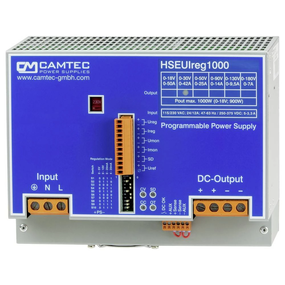 Camtec HSEUREG04801.090(R2) DIN-napajanje (DIN-letva) 90 V 480 W Content 1 kom. slika
