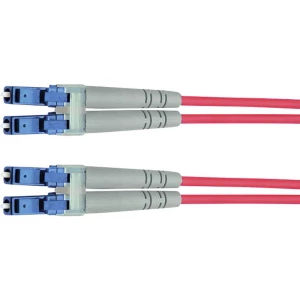 Staklena vlakna Svjetlovodi Priključni kabel [1x Muški konektor LC - 1x Muški konektor LC] 50/125 µ Multimode OM3 3 m Tele slika