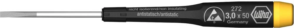 ESD ravni odvijač Wiha ESD ravni odvijač 3, 0 07637 širina oštrice: 3 mm duljina slika